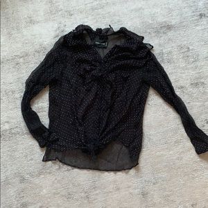 Zadig and Voltaire Shear button down Blouse